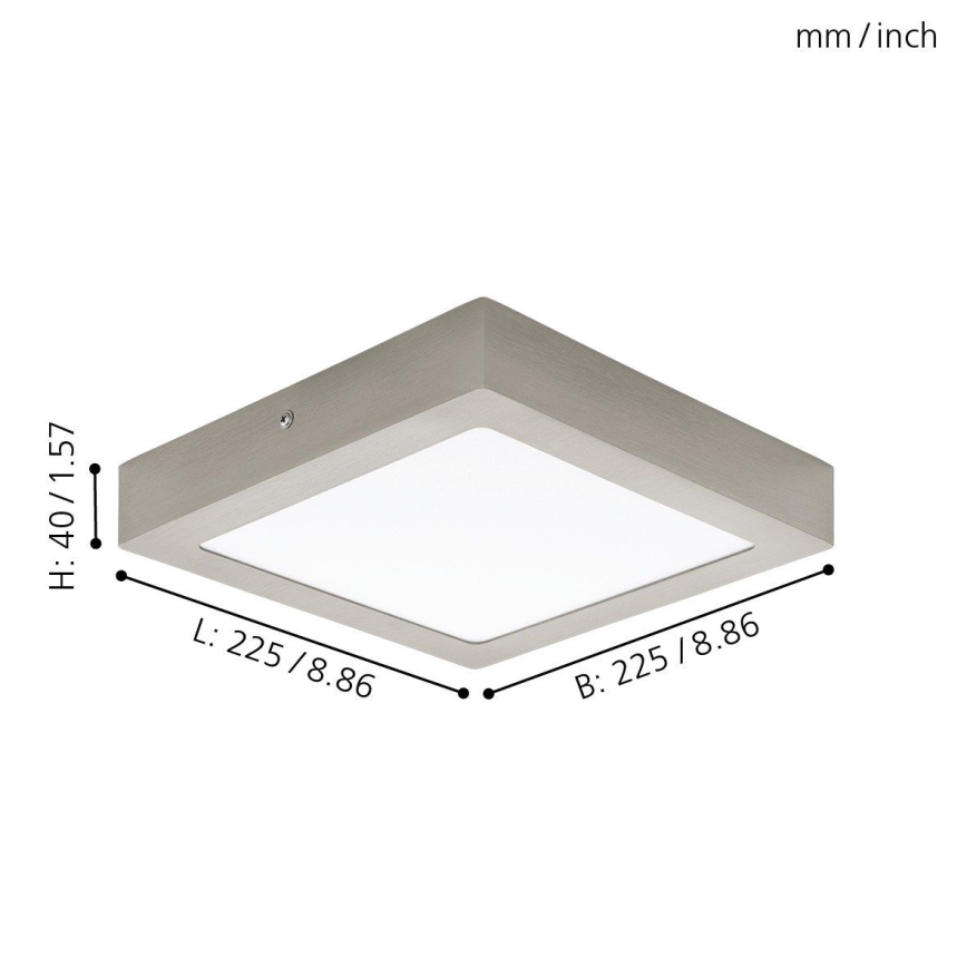 Eglo 94526 - LED Stropna svjetiljka FUEVA 1 LED/16,5W/230V