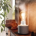 Eglo 94549 - Stolna lampa TORVISCO 1xE27/60W/230V siva