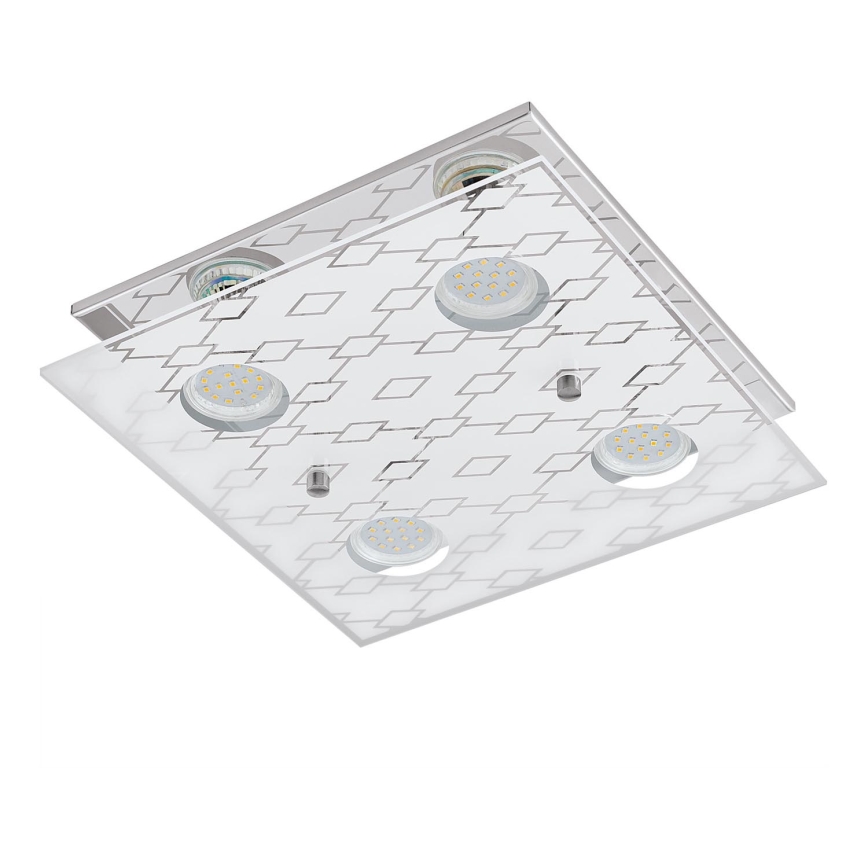 Eglo 94576 - LED stropna svjetiljka DOYET 4xGU10-LED/3W/230V