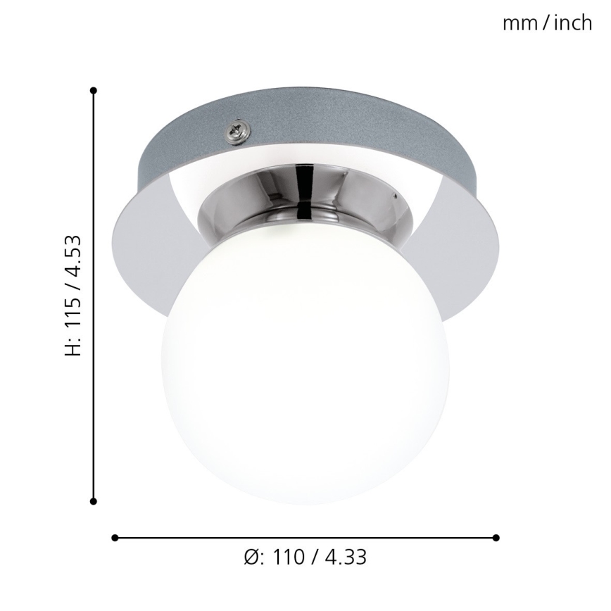Eglo - LED kupaonsko svjetlo LED/3,3W/230V IP44