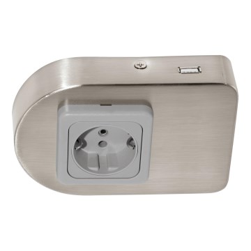 Eglo 94662 - Utičnica za kuhinjske elemente SCHUKO uklj. USB TAXANO