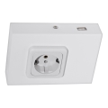 Eglo 94665 - Utičnica za kuhinjske elemente SCHUKO uklj. USB TAXANO