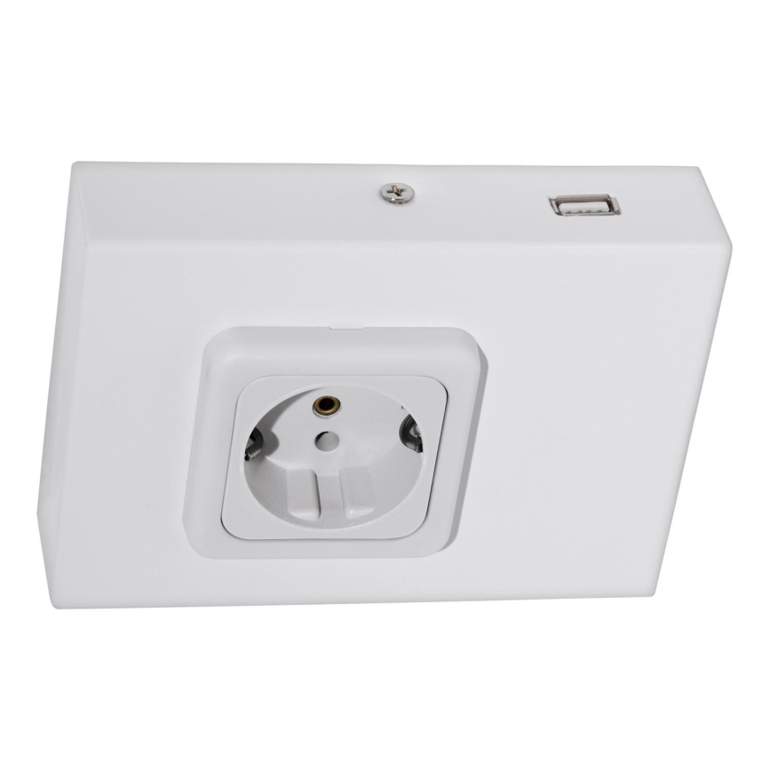 Eglo 94665 - Utičnica za kuhinjske elemente SCHUKO uklj. USB TAXANO