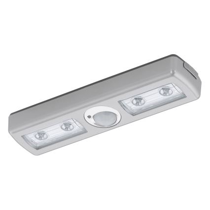 Eglo - LED Orijentacijska svjetiljka sa senzorom 4xLED/3xAAA