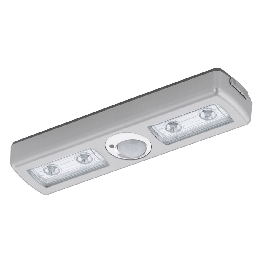 Eglo - LED Orijentacijska svjetiljka sa senzorom 4xLED/3xAAA