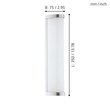 Eglo - LED kupaonska svjetiljka LED/8W/230V IP44