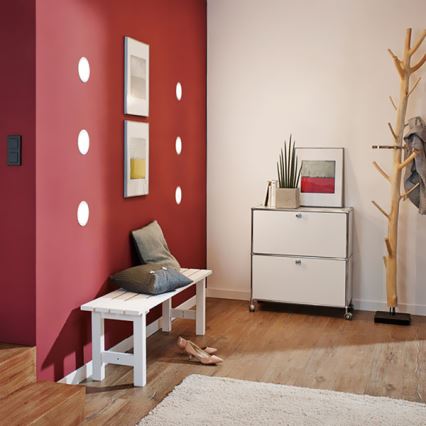 Eglo - KOMPLET 3x LED ugradna svjetiljka FUEVA 1 1xLED/2,7W/230V Ø 8,5 cm