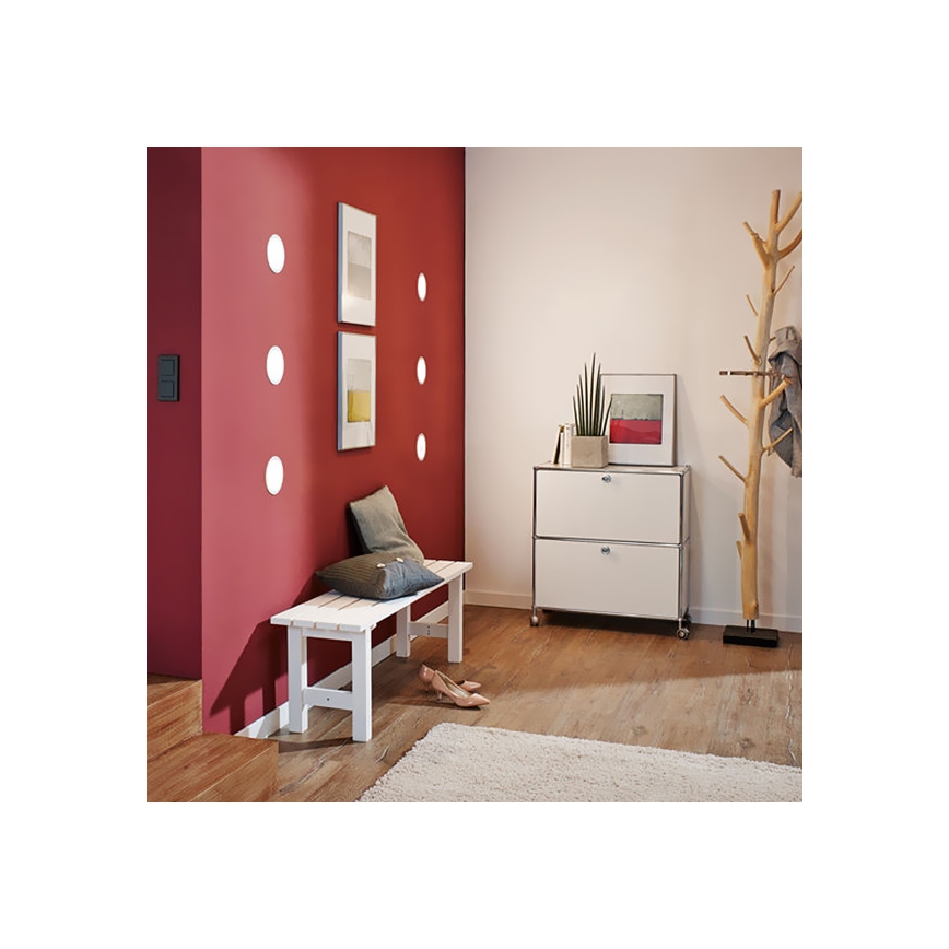 Eglo - KOMPLET 3x LED ugradna svjetiljka FUEVA 1 1xLED/2,7W/230V Ø 8,5 cm