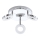 Eglo 94762 - LED Svjetiljka za kupaonicu GONARO 3xLED/3,8W/230V IP44