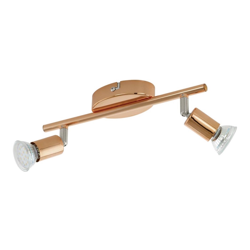 Eglo 94773 - LED Reflektorska svjetiljka BUZZ-COPPER 2xGU10/3W/230V
