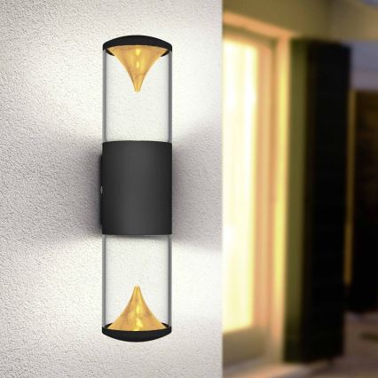 Eglo 94818 - LED vanjsko svjetlo PENALVA 1 2xLED/3,7W/230V IP44