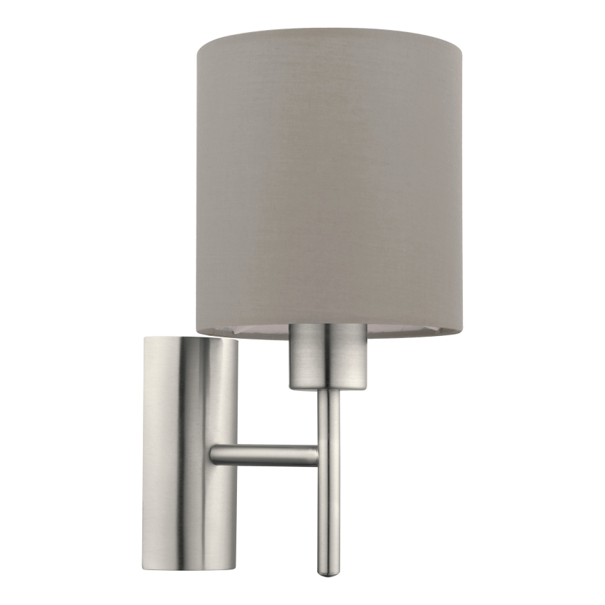 Eglo - Zidna svjetiljka 1xE27/60W/230V taupe