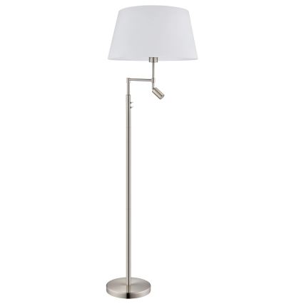 Eglo - Podna lampa 1xE27/60W + 1xLED/2,1W