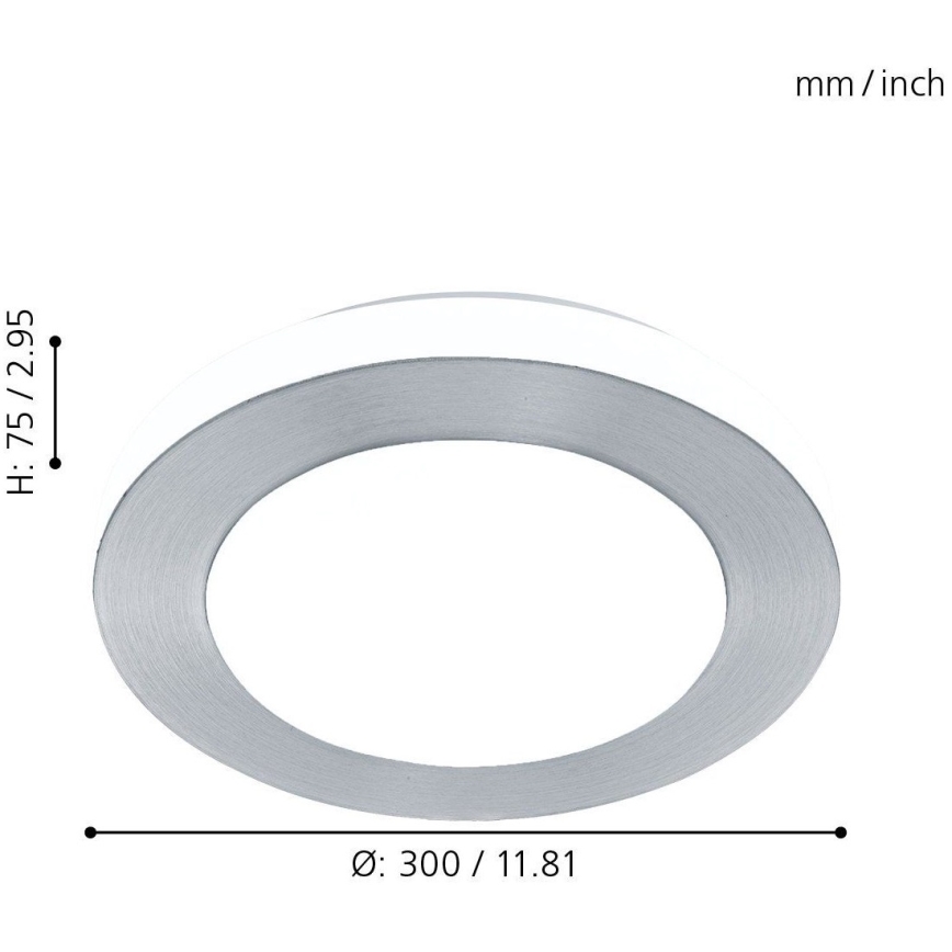 Eglo - LED Svjetiljka za kupaonicu 1xLED/11W/230V IP44