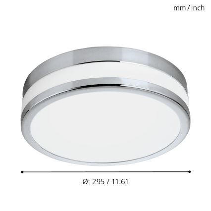 Eglo - LED Svjetiljka za kupaonicu 1xLED/24W/230V IP44