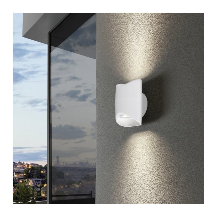 Eglo 95075 - Vanjsko zidno svjetlo ABRANTES 2xLED/6W/230V IP44