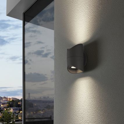 Eglo 95076 - Vanjska zidna svjetiljka ABRANTES 2xLED/6W/230V IP44