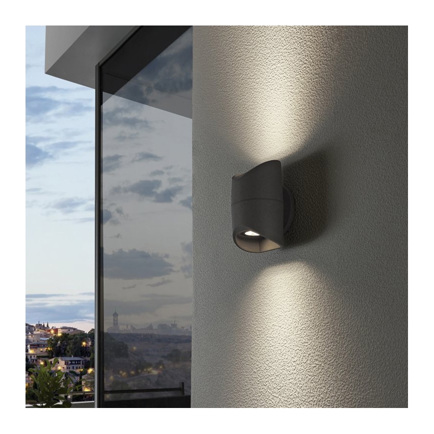 Eglo 95076 - Vanjska zidna svjetiljka ABRANTES 2xLED/6W/230V IP44