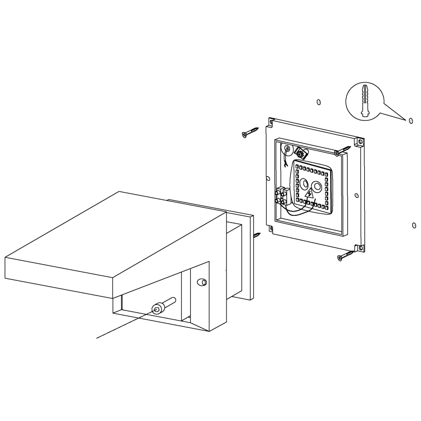 Eglo - Vanjsko zidno svjetlo LED/10W/230V IP54