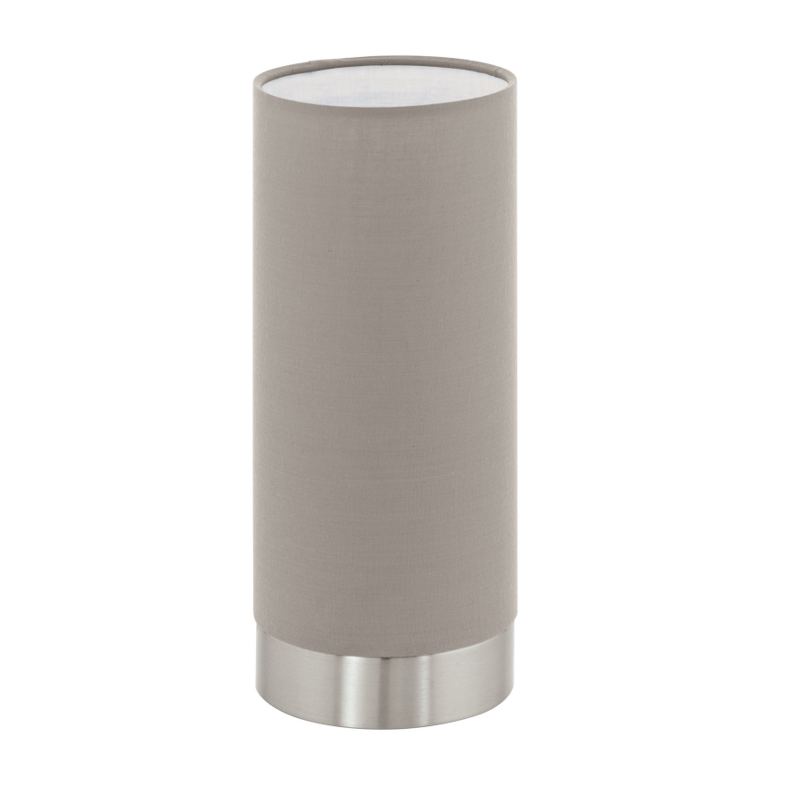 Eglo - Prigušiva stolna lampa 1xE27/40W/230V taupe
