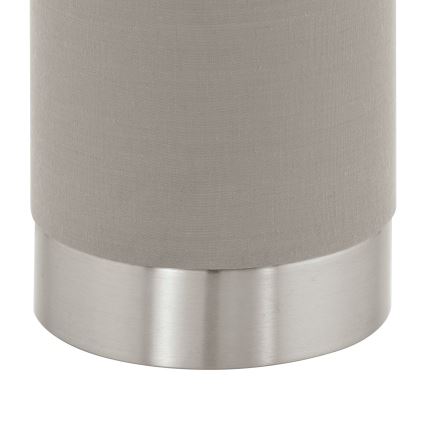 Eglo - Prigušiva stolna lampa 1xE27/40W/230V taupe