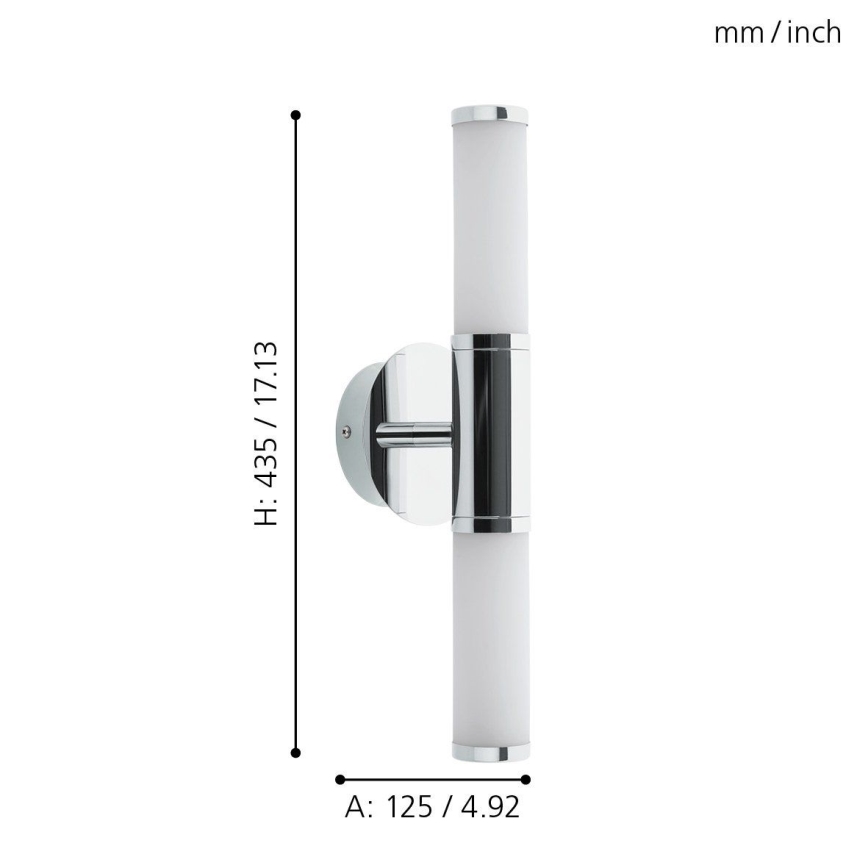 Eglo - LED Svjetiljka za kupaonicu 2xLED/4,5W/230V IP44