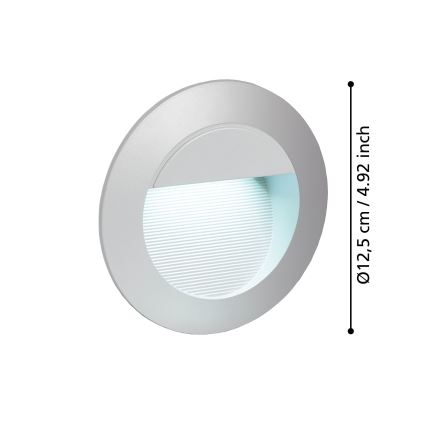 Eglo - LED Vanjska orientacijska svjetiljka 1xLED/2,5W/230V IP65