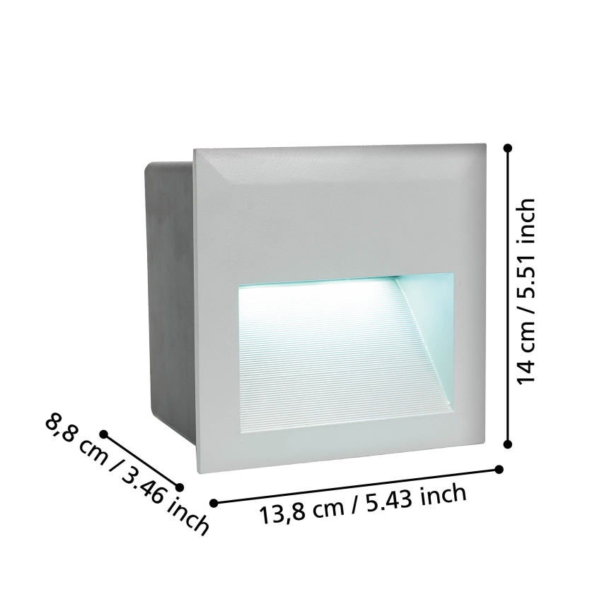 Eglo - LED Vanjska orientacijska svjetiljka 1xLED/3,7W/230V IP65
