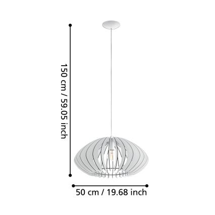 Eglo - Luster 1xE27/60W/230V