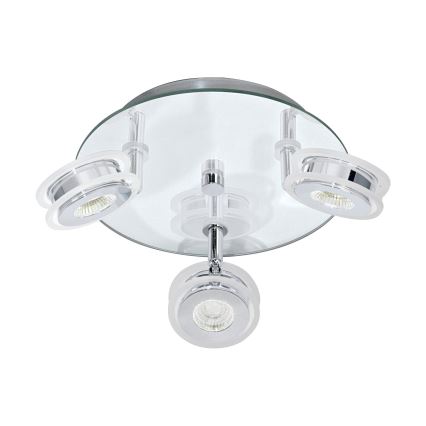 Eglo 95279 - LED reflektorska svjetiljka za kupaonicu AGUEDA 3xLED/3,3W/230V IP44