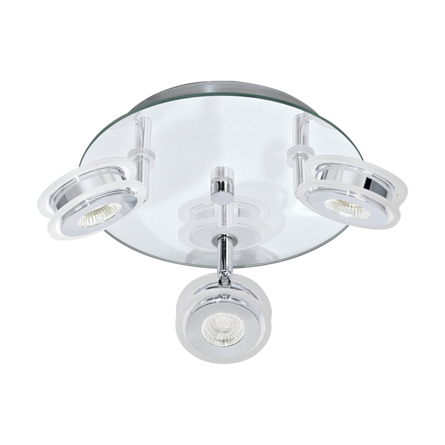 Eglo 95279 - LED reflektorska svjetiljka za kupaonicu AGUEDA 3xLED/3,3W/230V IP44