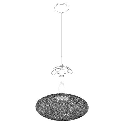 Eglo - Luster na sajli 1xE27/60W/230V