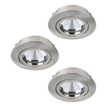 Eglo - SET 3x LED ugradna svjetiljka TEDO 3xGU10-LED/5W/230V