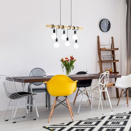 Eglo - Viseća svjetiljka TOWNSHEND 6xE27/60W/230V