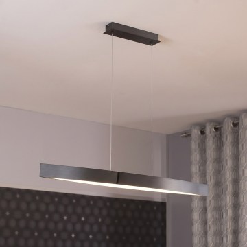 Eglo 95549 - LED dimabilni viseći luster na sajli FORNES-S LED/24W/230V 2700-6500K crni krom