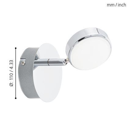 Eglo - LED spot svjetiljka LED/5,4W/230V