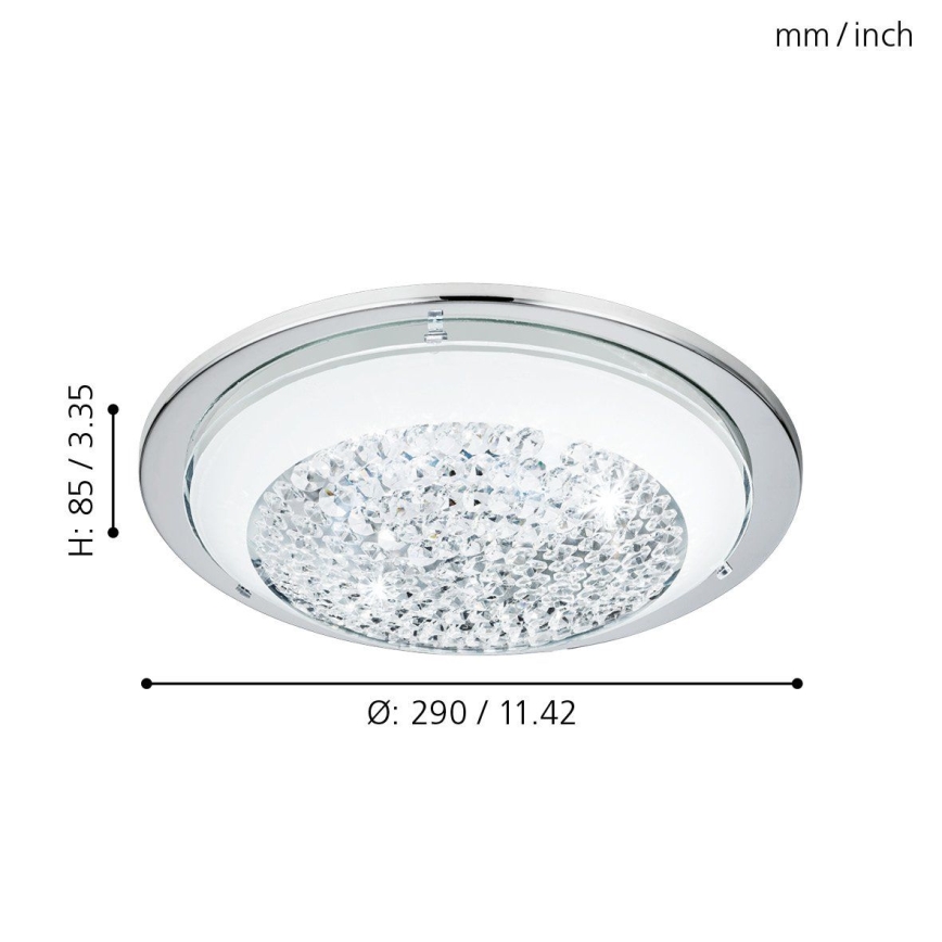 Eglo 95639 - LED ugradna stropna svjetiljka ACOLLA 3xLED/3,6W/230V