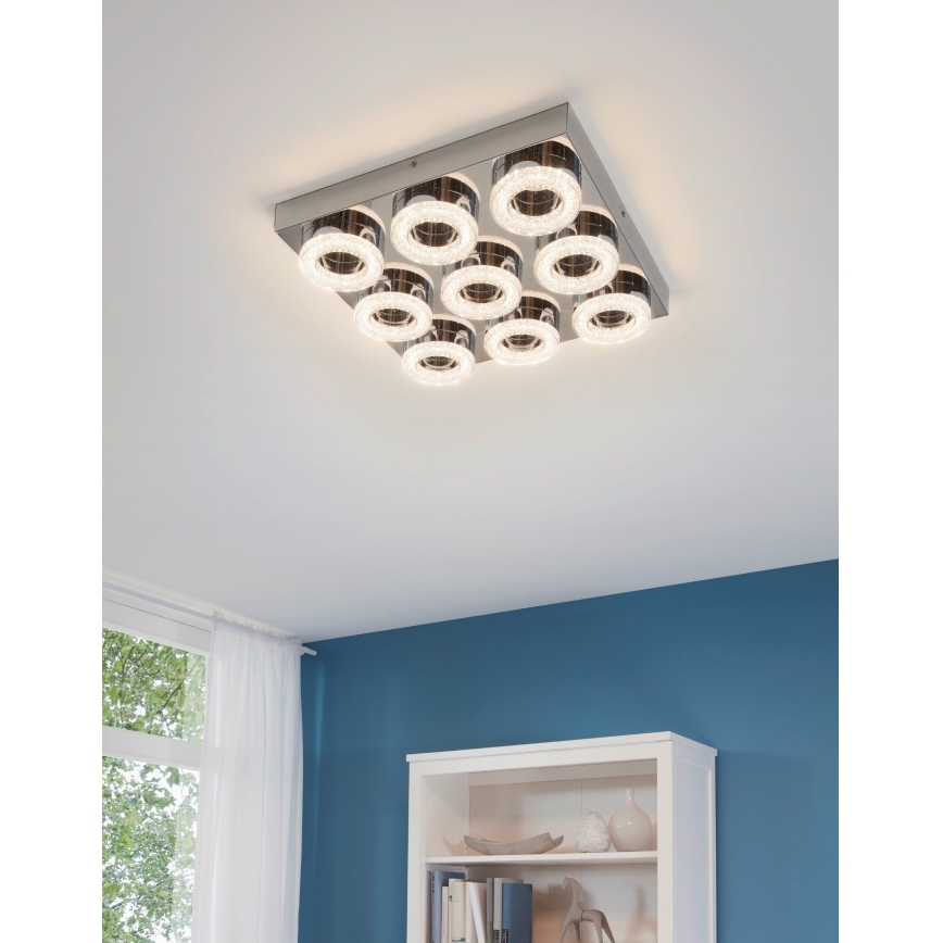 Eglo 95665 - LED Stropna svjetiljka FRADELO 9xLED/4W/230V