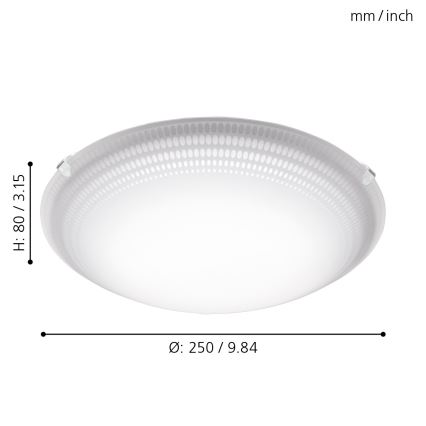 Eglo - LED stropna svjetiljka LED/8,2W/230V