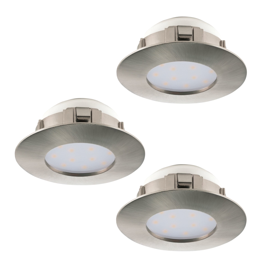 Eglo - SET 3x LED ugradna svjetiljka PINEDA 1xLED/4,9W/230V