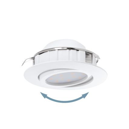 Eglo - Komplet 3x LED ugradnih svjetiljki PINEDA LED/4,9W/230V