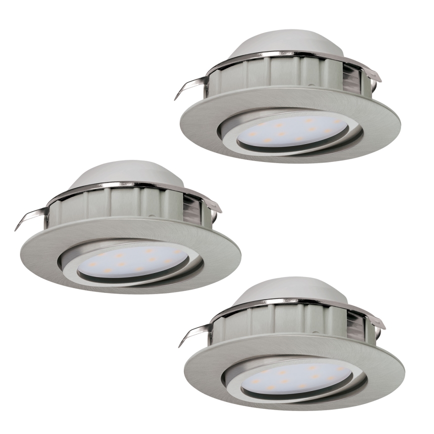 Eglo - SET 3x LED ugradna svjetiljka PINEDA 1xLED/4,9W/230V
