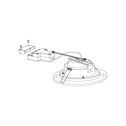 Eglo - LED ugradna svjetiljka LED/11W/230V