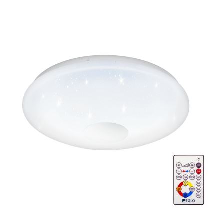 Eglo 95972 - LED stropna svjetiljka VOLTAGO 2 LED/20W/230V s mogućnošću prigušivanja + daljinski upravljač