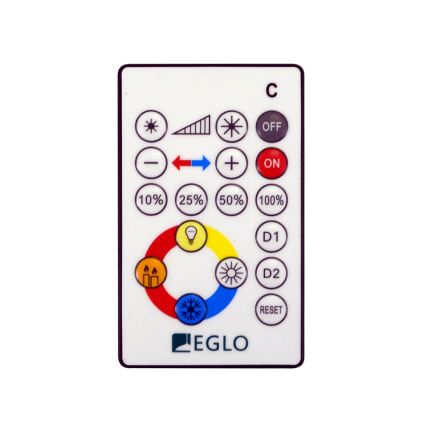 Eglo - LED Prigušiva stropna svjetiljka LED/14W/230V