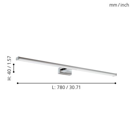 Eglo - LED Svjetiljka za kupaonicu LED/14W/230V IP44