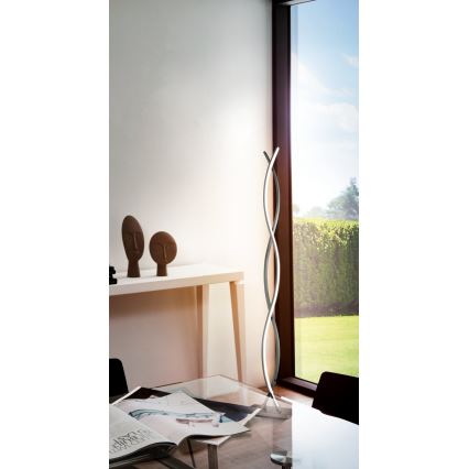 Eglo - LED podna lampa LED/36W/230V sjajni krom