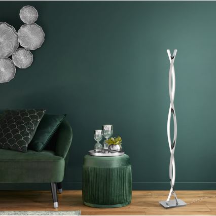 Eglo - LED podna lampa LED/36W/230V sjajni krom
