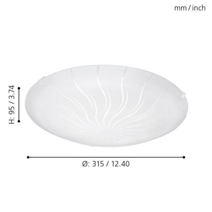 Eglo - LED stropna svjetiljka LED/11W/230V