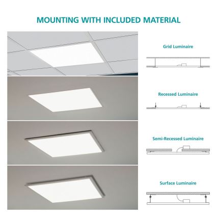 Eglo - LED Ugradbeni panel LED/40W/230V